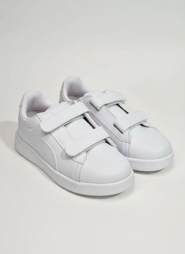 Zapatillas Unisex Clásicas Velcro Negras Blancas  Practicas Cómodas Resistentes