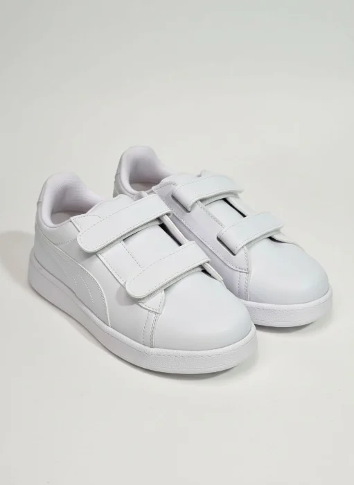 Zapatillas Unisex Clásicas Velcro Negras Blancas  Practicas Cómodas Resistentes
