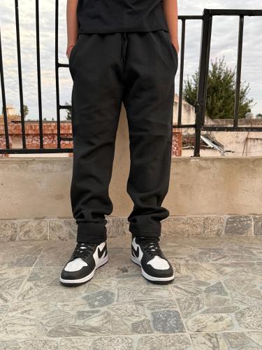 Joggin Clásicos Rectos  Frizados Color Black - Miniatura 4