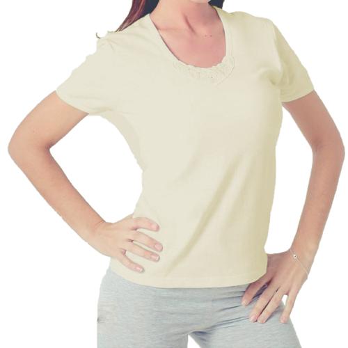 Camiseta Manga Corta Ribb Puro Algodon Rosicler - Miniatura 3