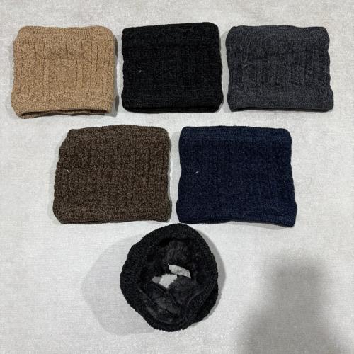Cuellos de Chenille con Piel