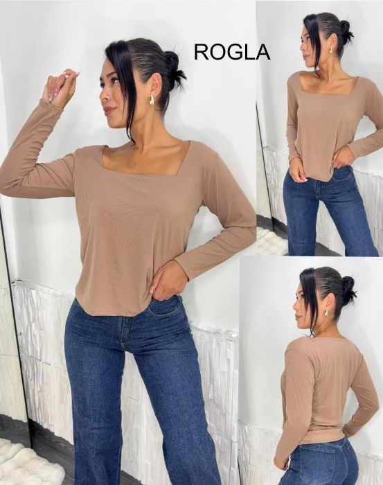 Camiseta "escote  Cuadrado"