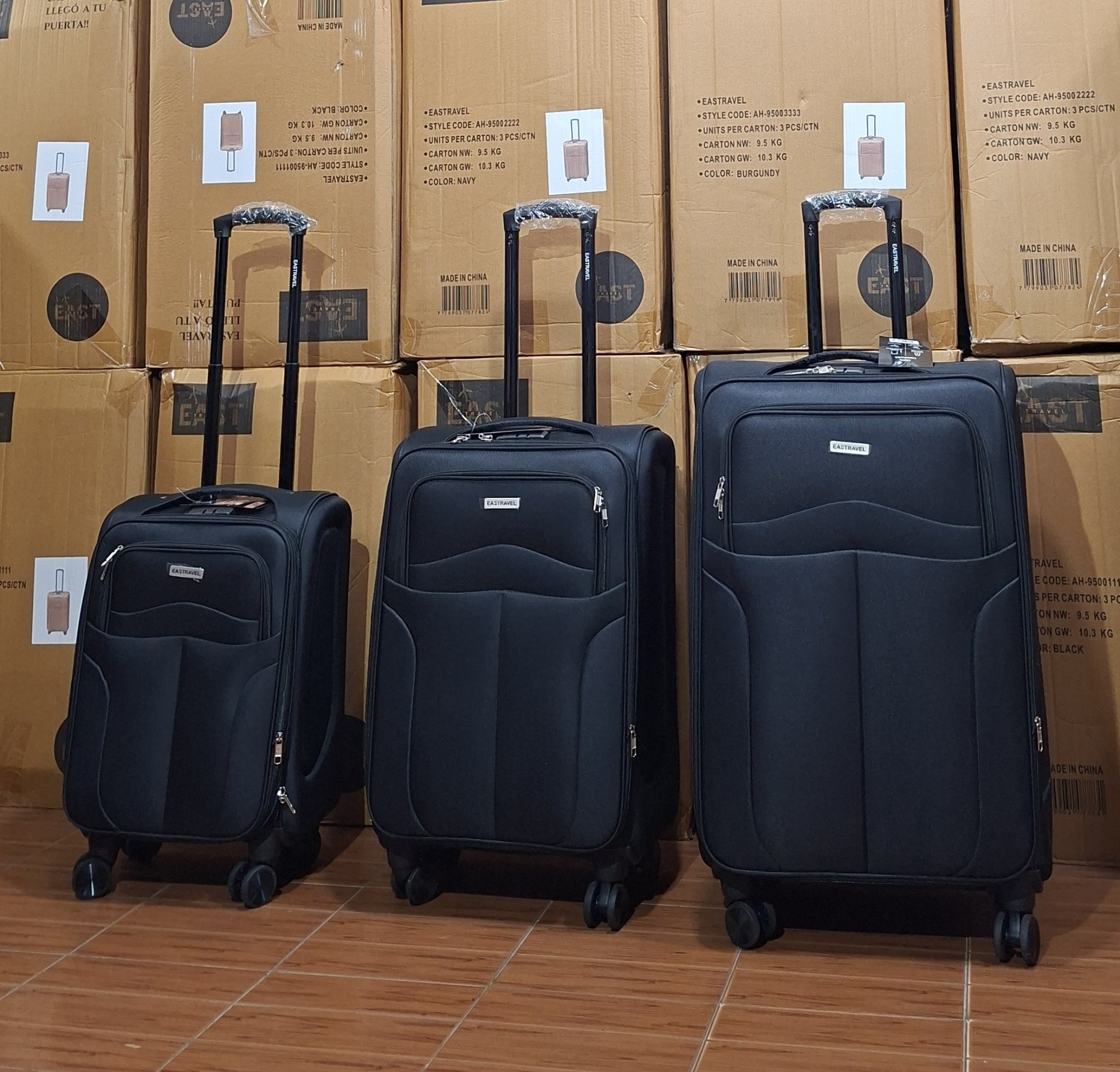 Juego de 3 Valijas de Cordura | Precio Distribuidor Directo - Imagen 2
