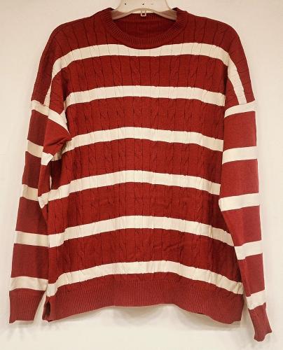 Sweater de Bremer Rayado C/trenza