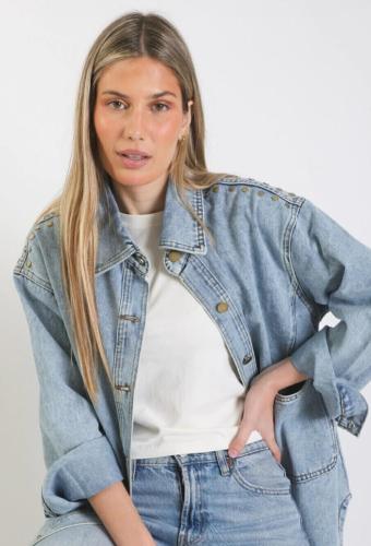Camisaco Jean Overzise Importado