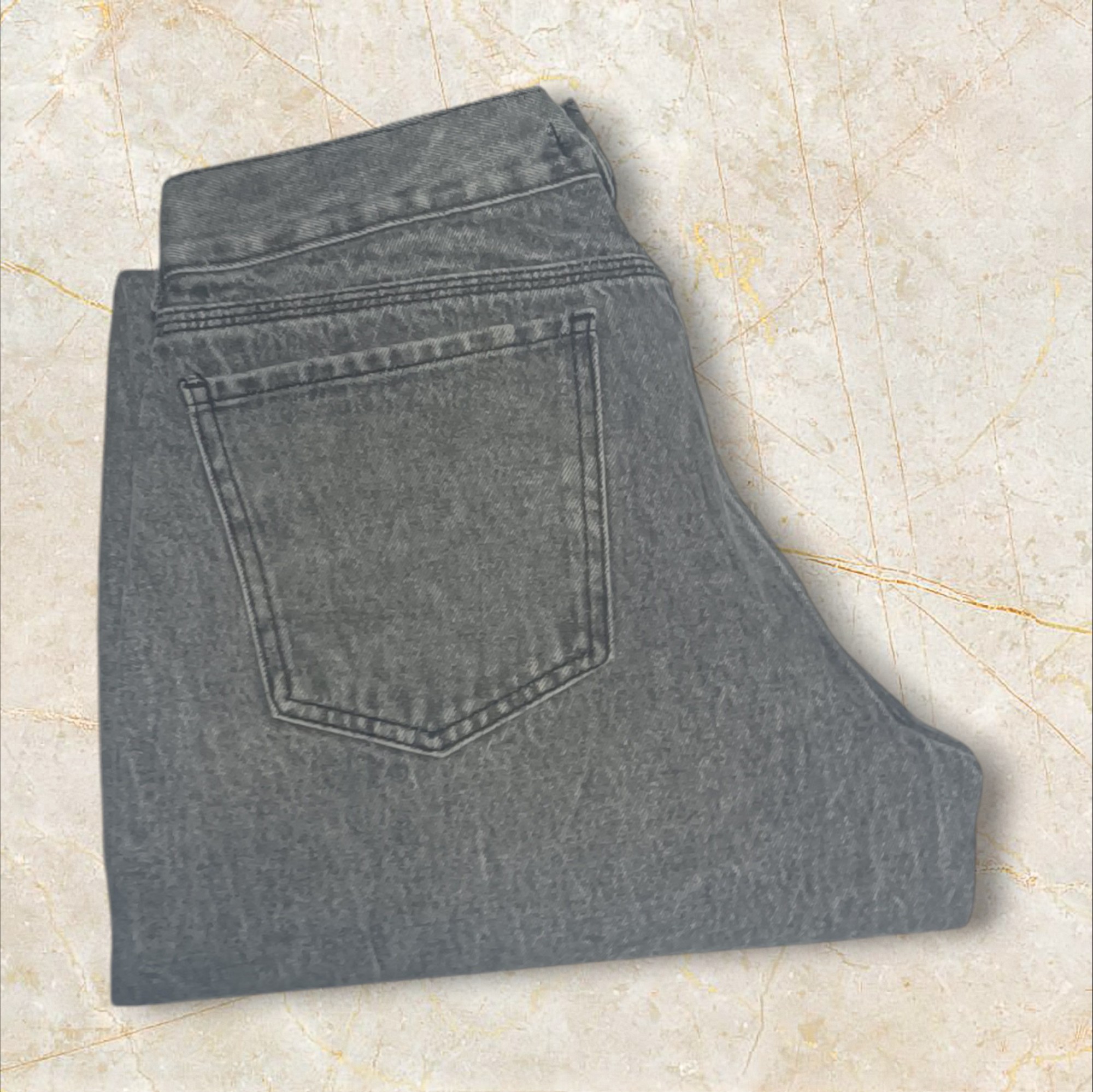 Baggy Gris Claro Tiro bajo - Imagen 2
