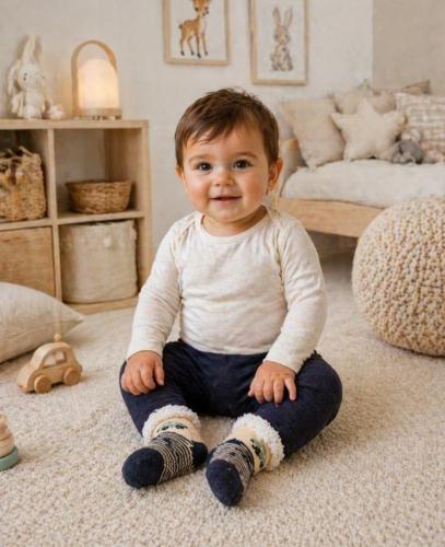 Pantimedias de Bebe con Corderito - Miniatura 2