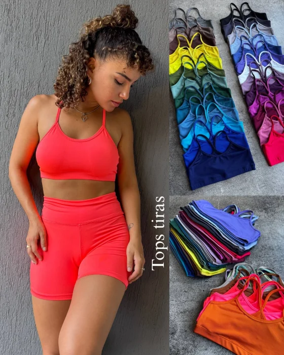 Top Tira Fina Lycra Lisa
