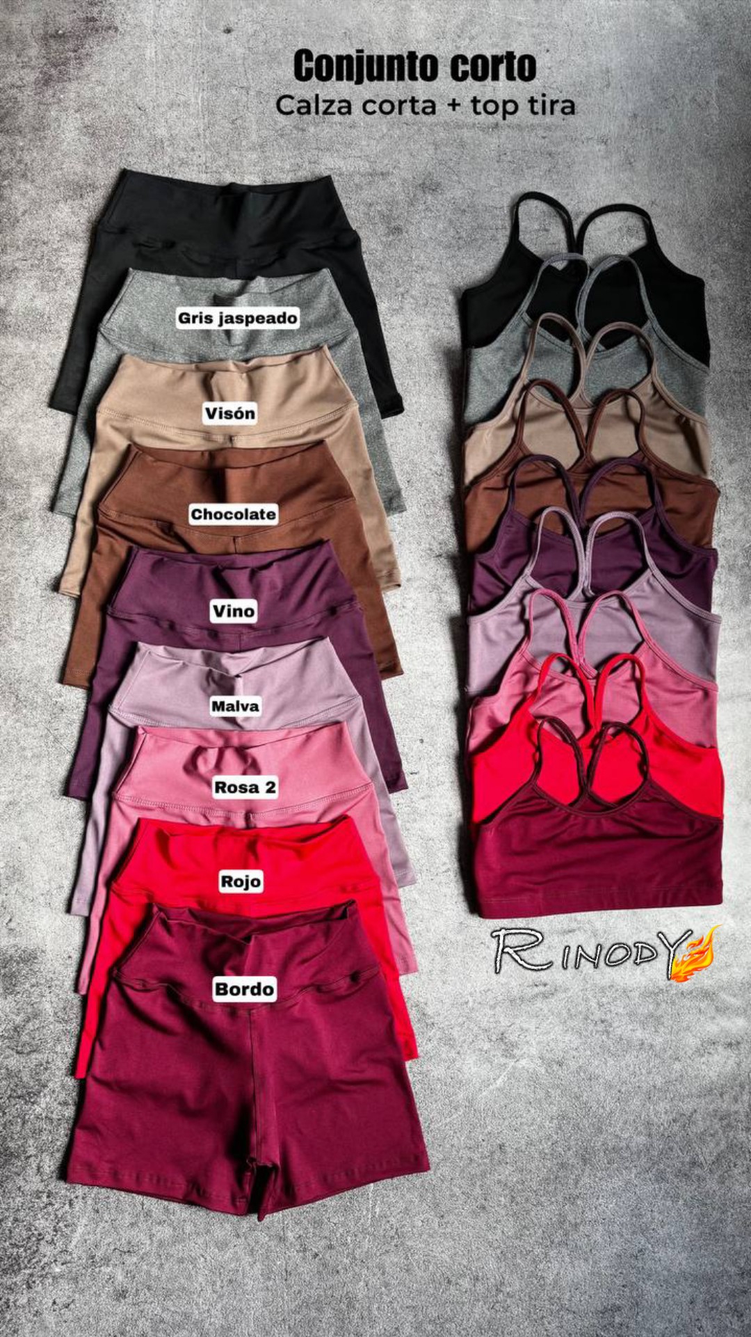 Conj Cort Lycra Lisa - Imagen 2
