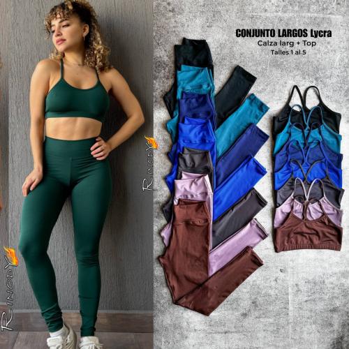 Conj Largo Lycra Liso