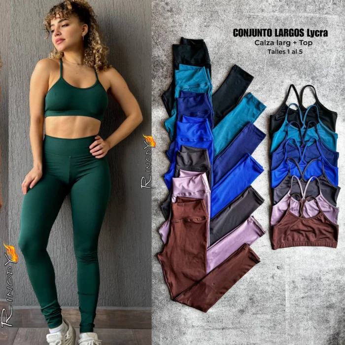 Conj Largo Lycra Liso