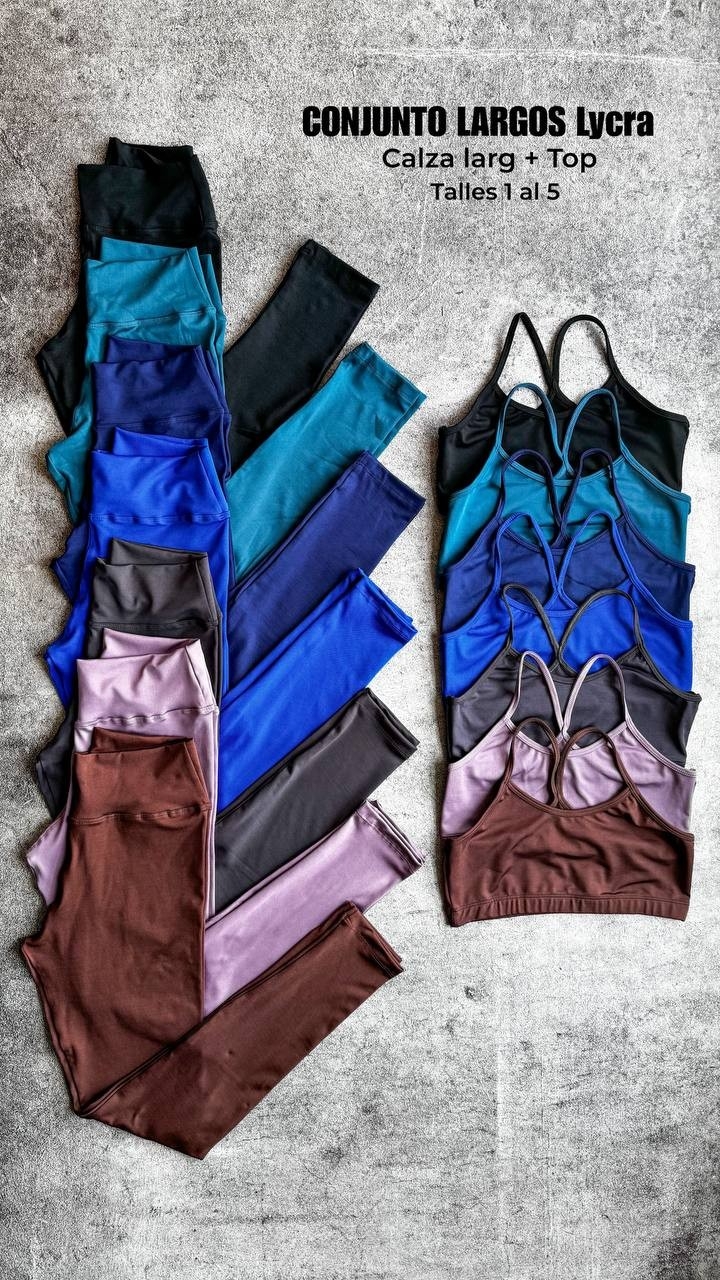 Conj Largo Lycra Liso - Imagen 5