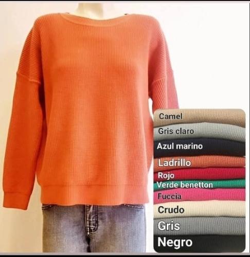 Sweater Ancho de Bremer Morley Doble Hilo