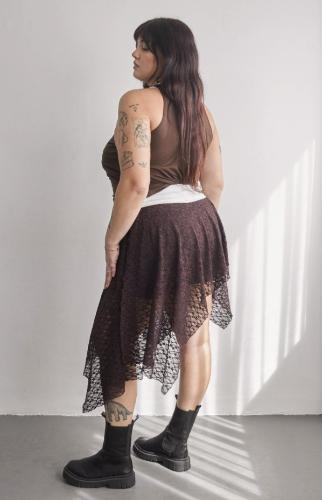 Poncho Pollera Encaje Talles 3/5/7 - Miniatura 2
