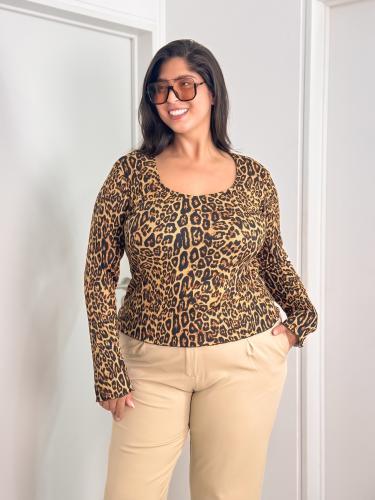 Camiseta  Escote Espejo Print