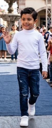 1/2 Polera Interlok de Niños