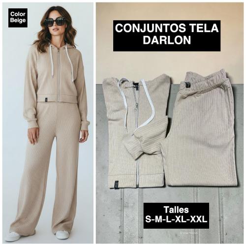 Conjunto de Dama  Tela  Darlon  Canalado - Miniatura 4