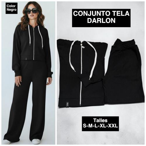 Conjunto de Dama  Tela  Darlon  Canalado - Miniatura 3