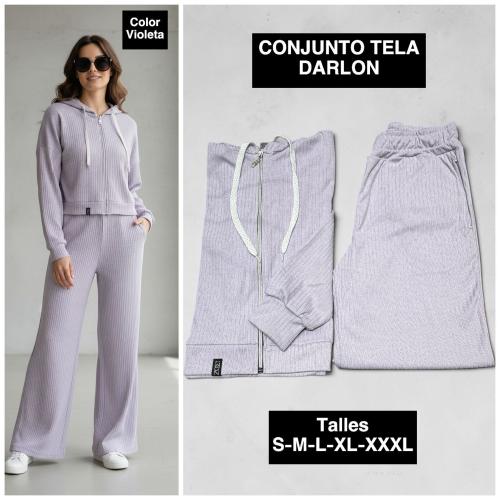 Conjunto de Dama  Tela  Darlon  Canalado - Miniatura 5