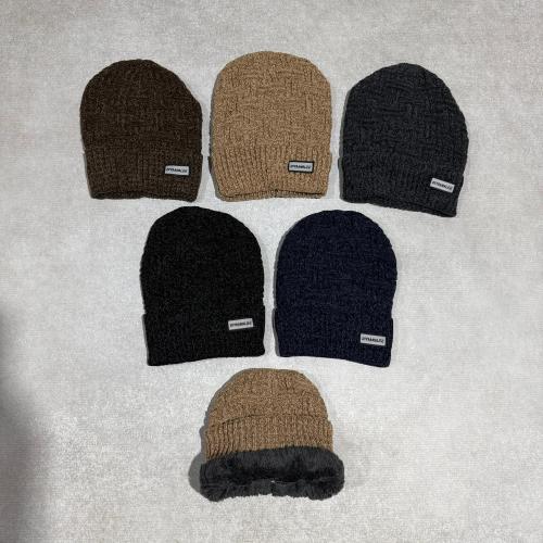 Gorro de Chenille con Piel