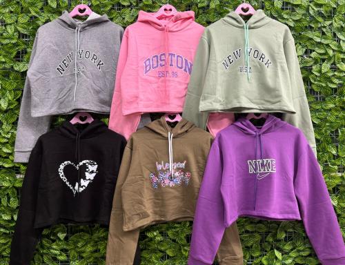 Buzo Crop Frizado