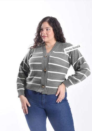 Cardigan Rayado