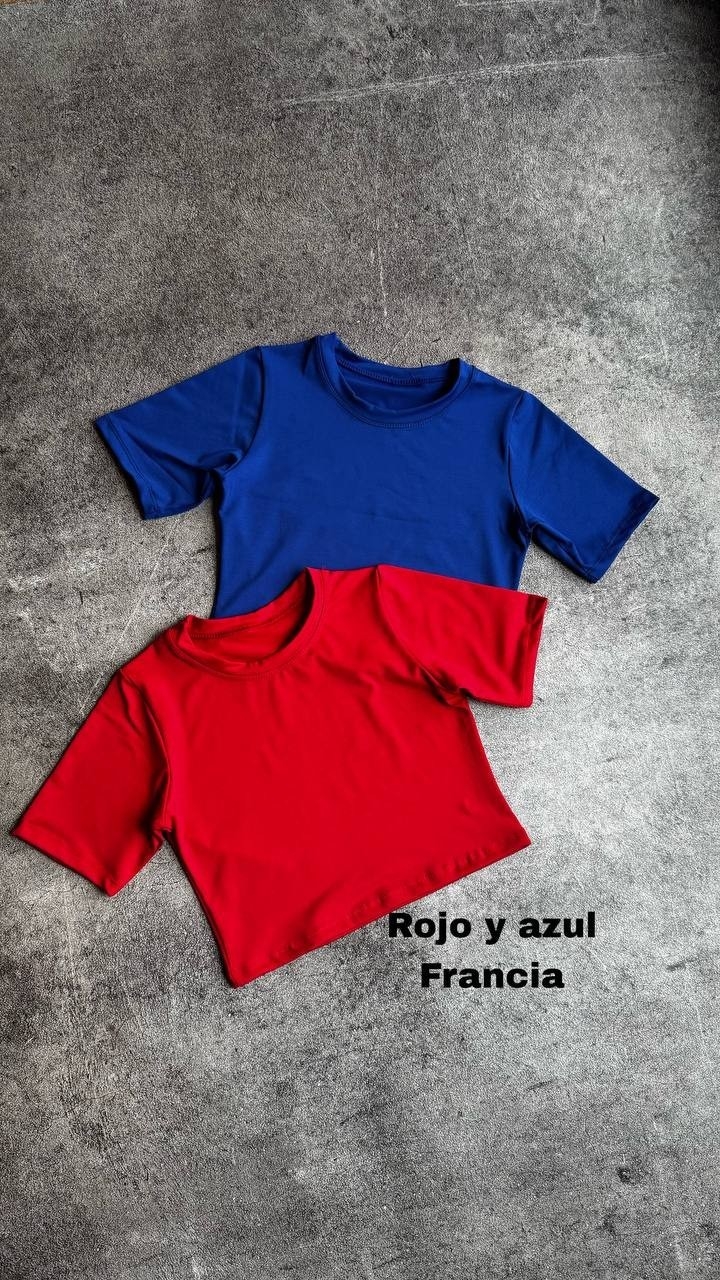Crop-manga Lycra - Imagen 2