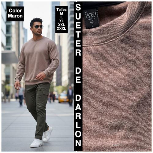 Sueter de Darlon Rip Frizado - Miniatura 2