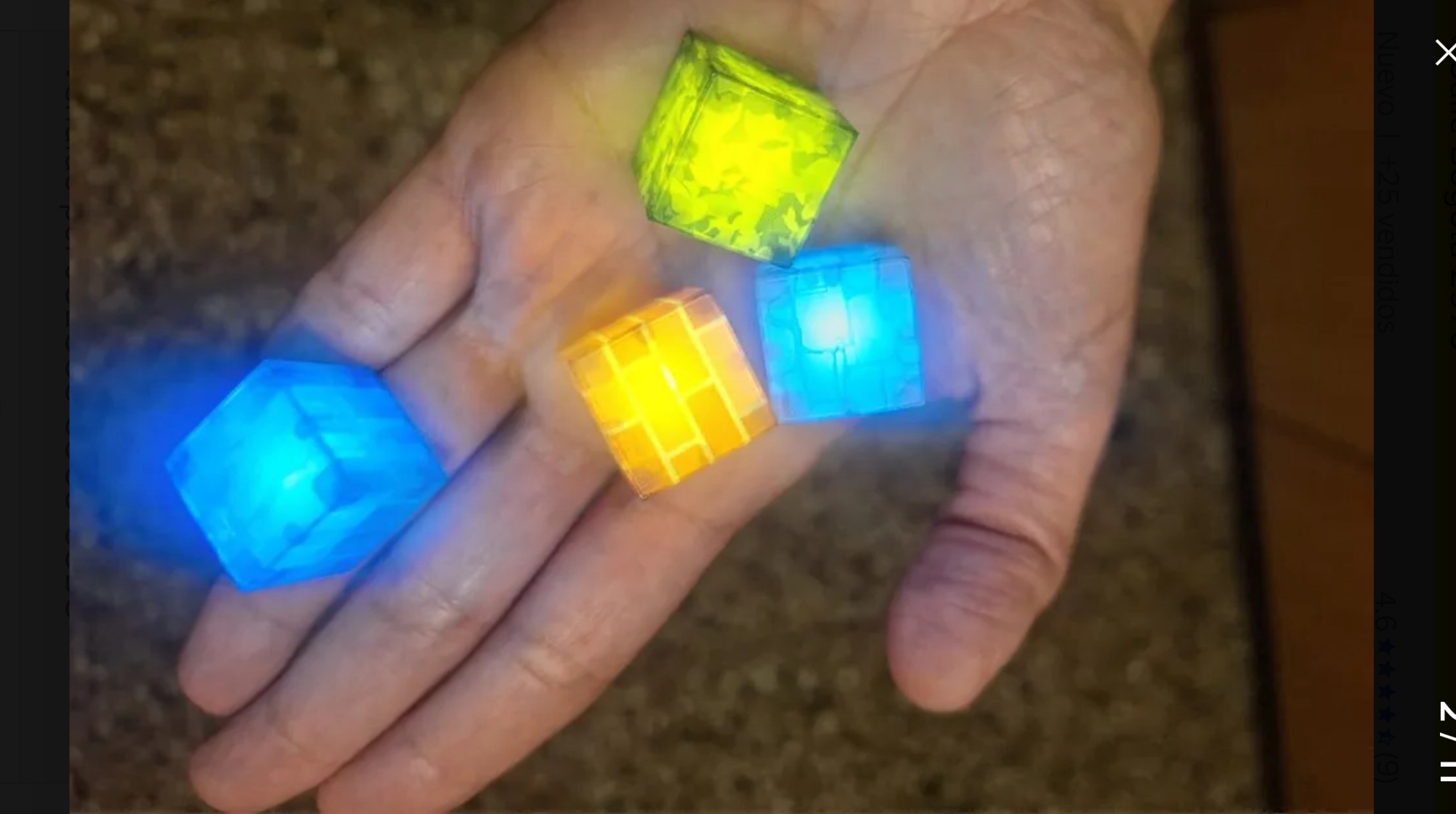 Juego de Bloques Magnéticos Imantados C/ Luz Led de 100 Piezas, Jugueteria - Imagen 2