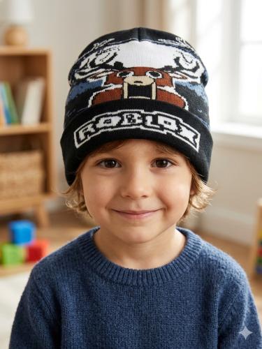 Gorro Rocky Roblox para Niños hasta 6 Años, Invierno