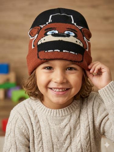 Gorro Rocky Five Night At Freddy para Niños hasta 6 Años, Invierno