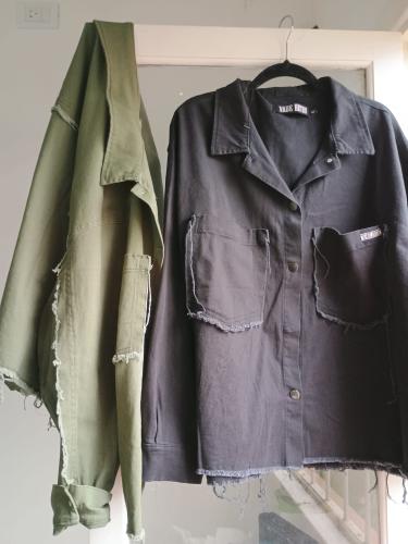 Camisaco Oversize de Gabardina - Miniatura 5
