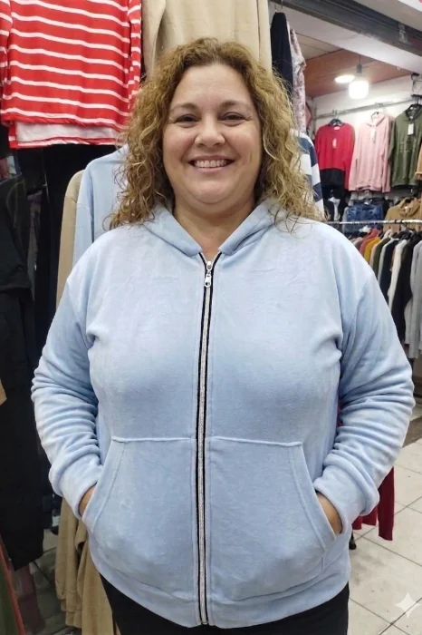 Campera Plush Talles Reales