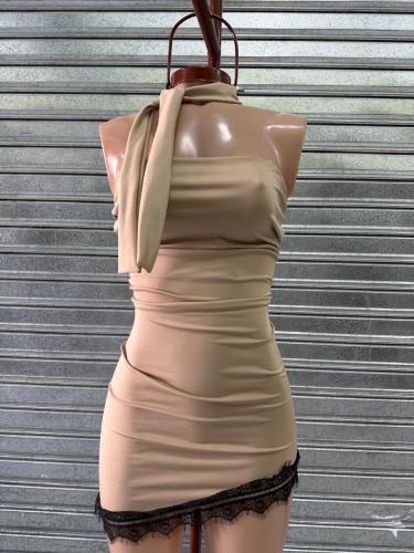 Vestido Straple Pico