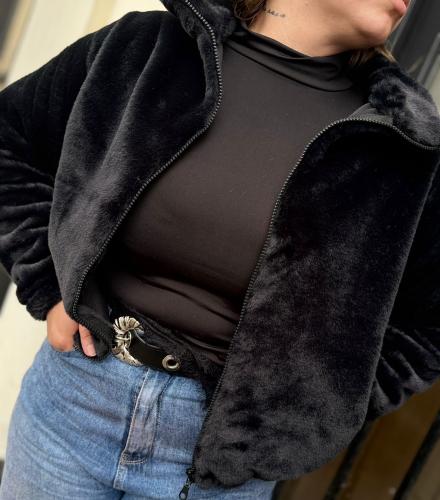 Campera Piel.