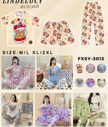 Pijamas de 3 Piezas