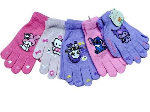 Pack de 12 Guantes de Personajes Niñas hasta 5 Años, Invierno - Miniatura 3