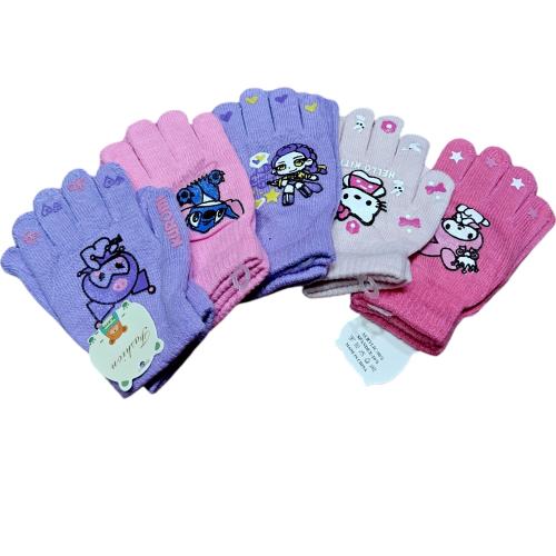 Pack de 12 Guantes de Personajes Niñas hasta 5 Años, Invierno - Miniatura 4