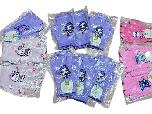 Pack de 12 Guantes de Personajes Niñas hasta 5 Años, Invierno - Miniatura 5