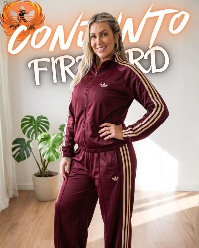 Maxi Conjunto Adidas Firebird Bordado Premium - Miniatura 3