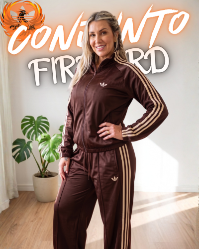 Maxi Conjunto Adidas Firebird Bordado Premium - Miniatura 5