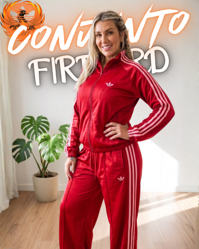 Maxi Conjunto Adidas Firebird Bordado Premium - Miniatura 8