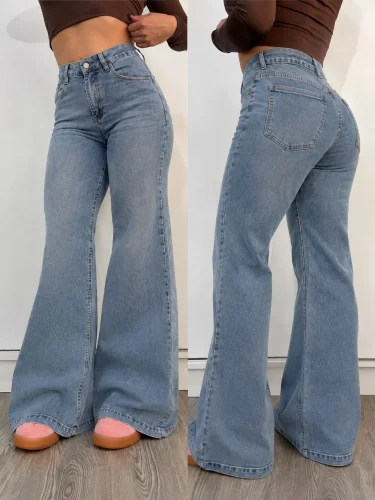 Jeans Wide Leg Oxido