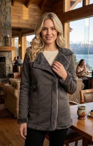 Campera con Piel  Siberia - Miniatura 4