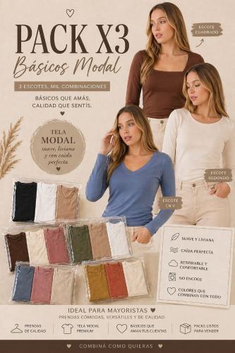 Pack X3 Modal Basicas