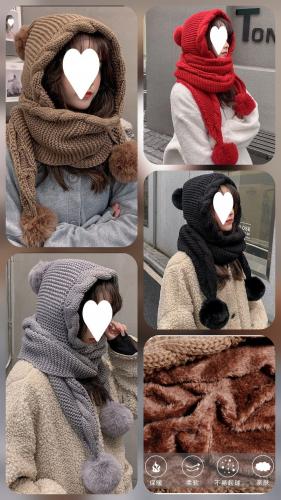 Gorro/bufanda Piel - Miniatura 2