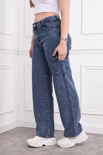 Wide Leg Nevado Cargo! con Bolsillo Delantero