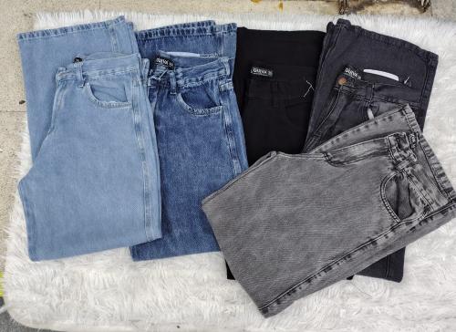 Wide Leg con Bolsillos Delanteros Reales