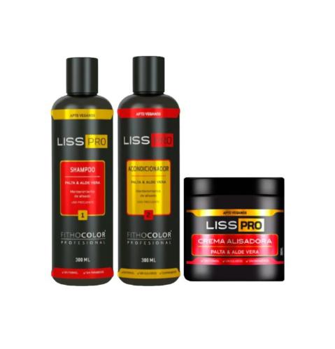 Fithocolor Kit Alisado+ Shampoo y Acondicionador Prolongador del Alisado X 250