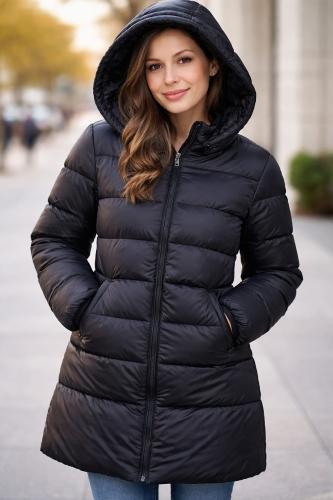 Campera con Piel  de Damas